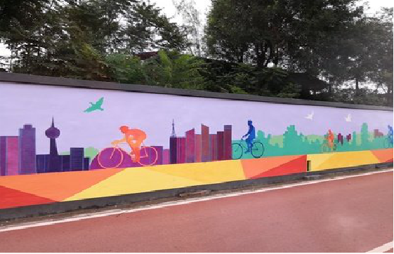 长顺墙体彩绘-围墙