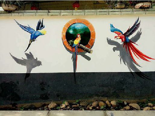 长顺视觉错位-3D墙绘设计