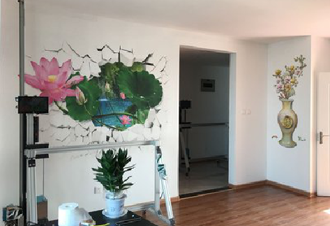 长顺墙体彩绘相比墙纸的优势。