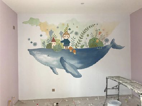 长顺手绘墙的特点及优势。